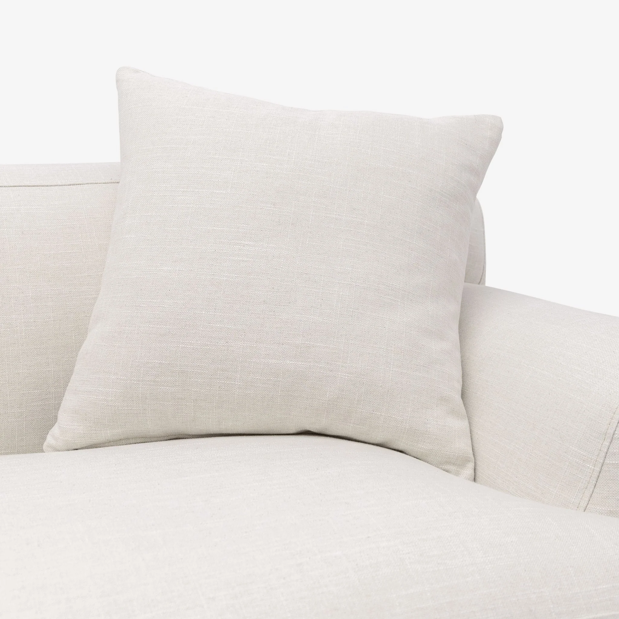 Amelia L-Shaped Sofa - Canvas White - Image 12