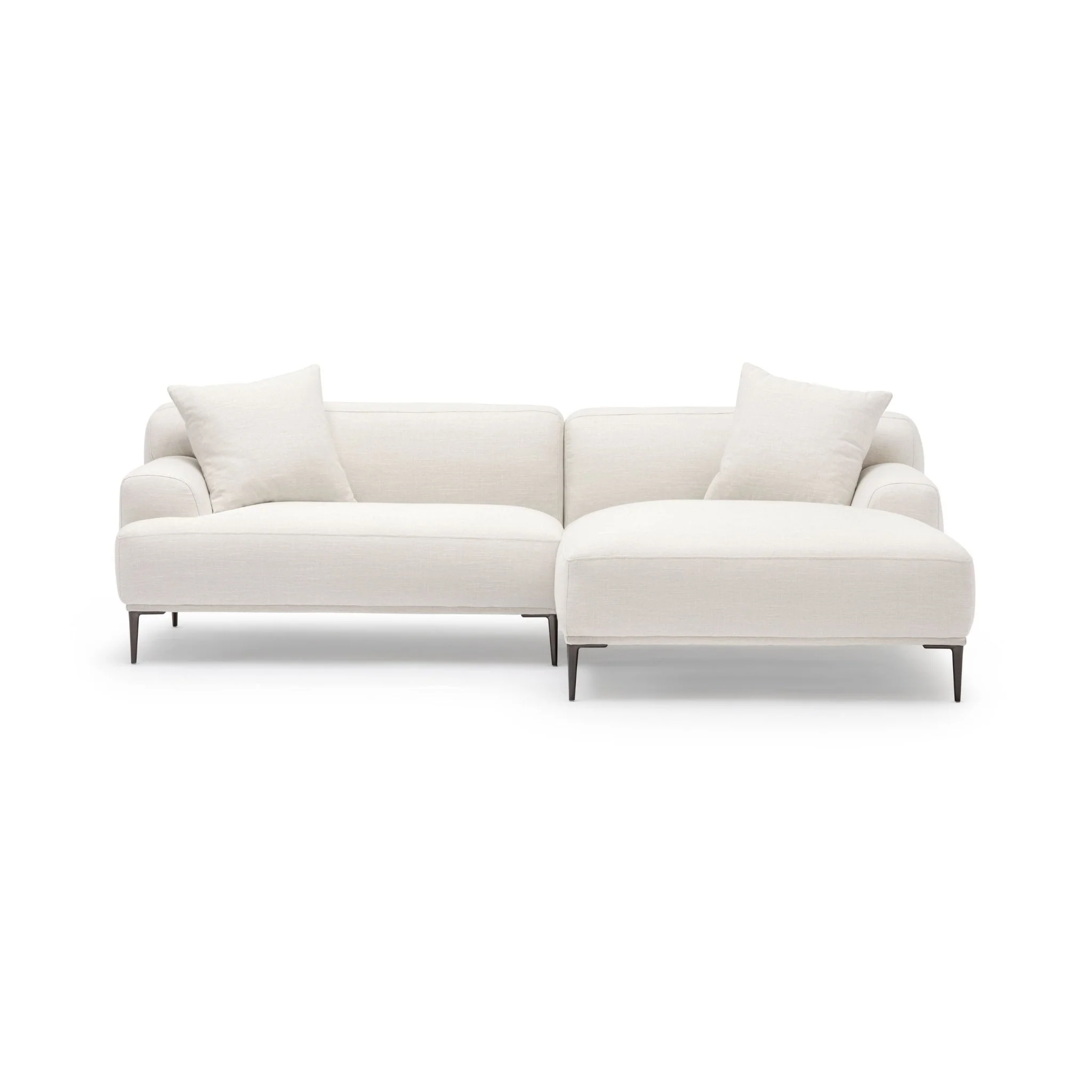 Amelia L-Shaped Sofa - Canvas White - Image 8