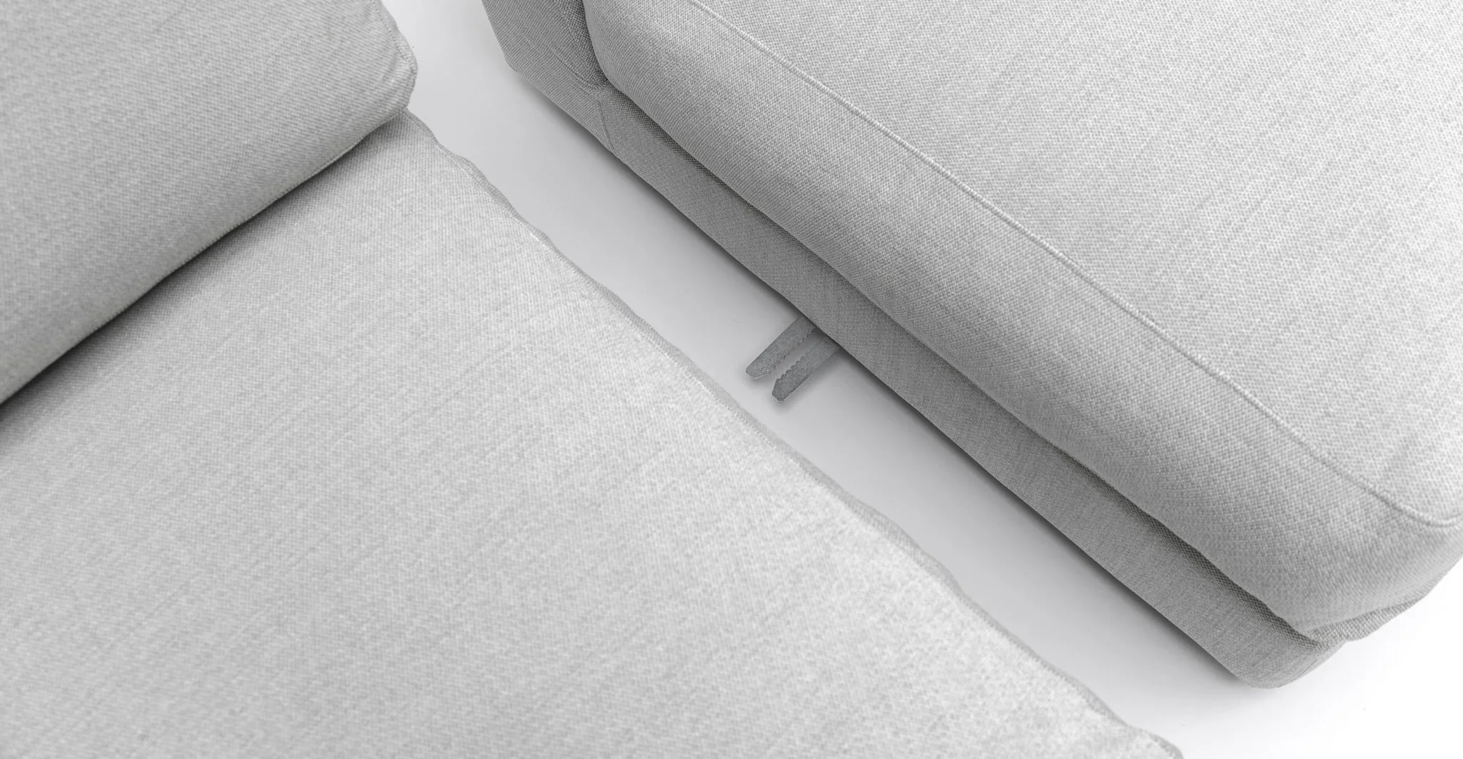 Hansen 1 Seater Armless - Alice Pearl - Image 4