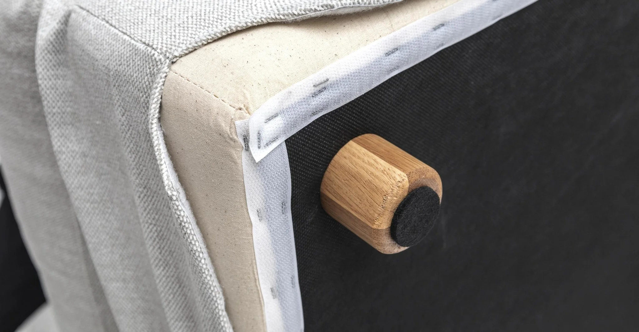 Hansen 2 Seater Armless - Alice Pearl - Image 10