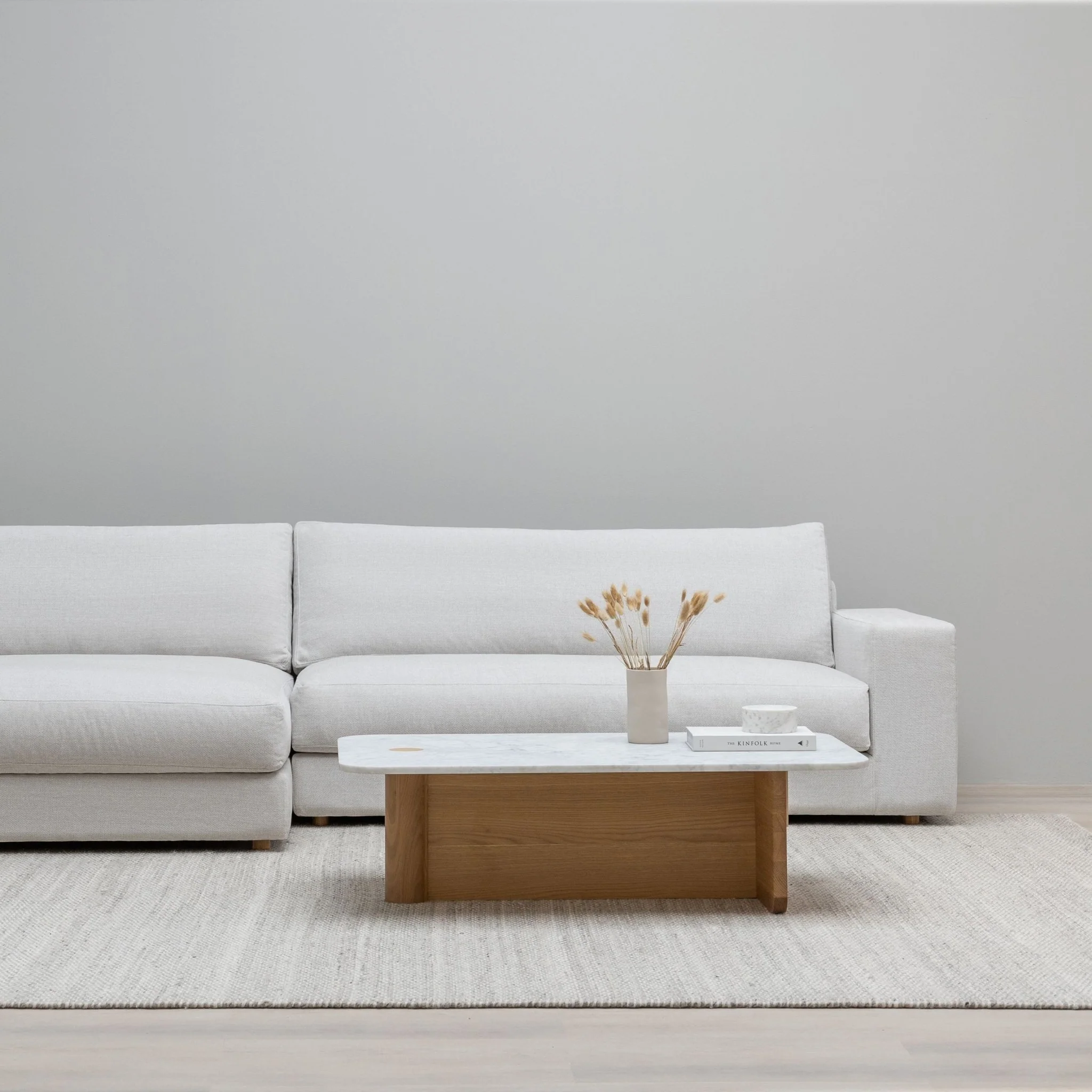 Hansen L Shaped Sofa - Alice Pearl - Image 7