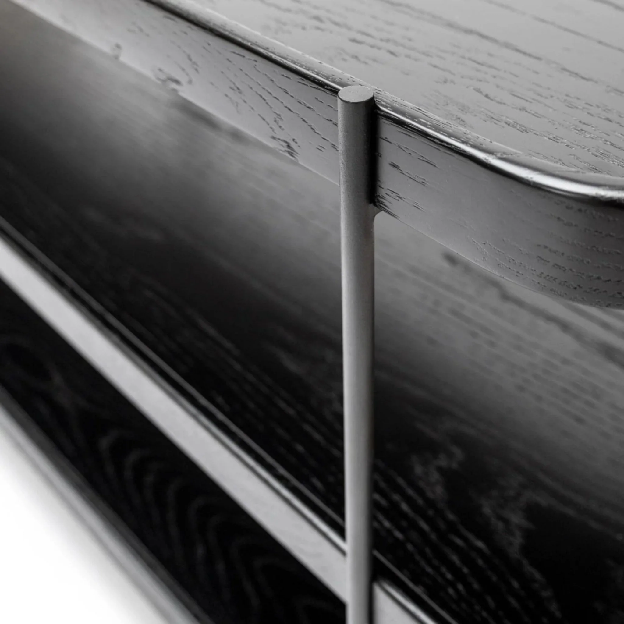Humla 3 Tiered Shelf - Black Oak - Image 6