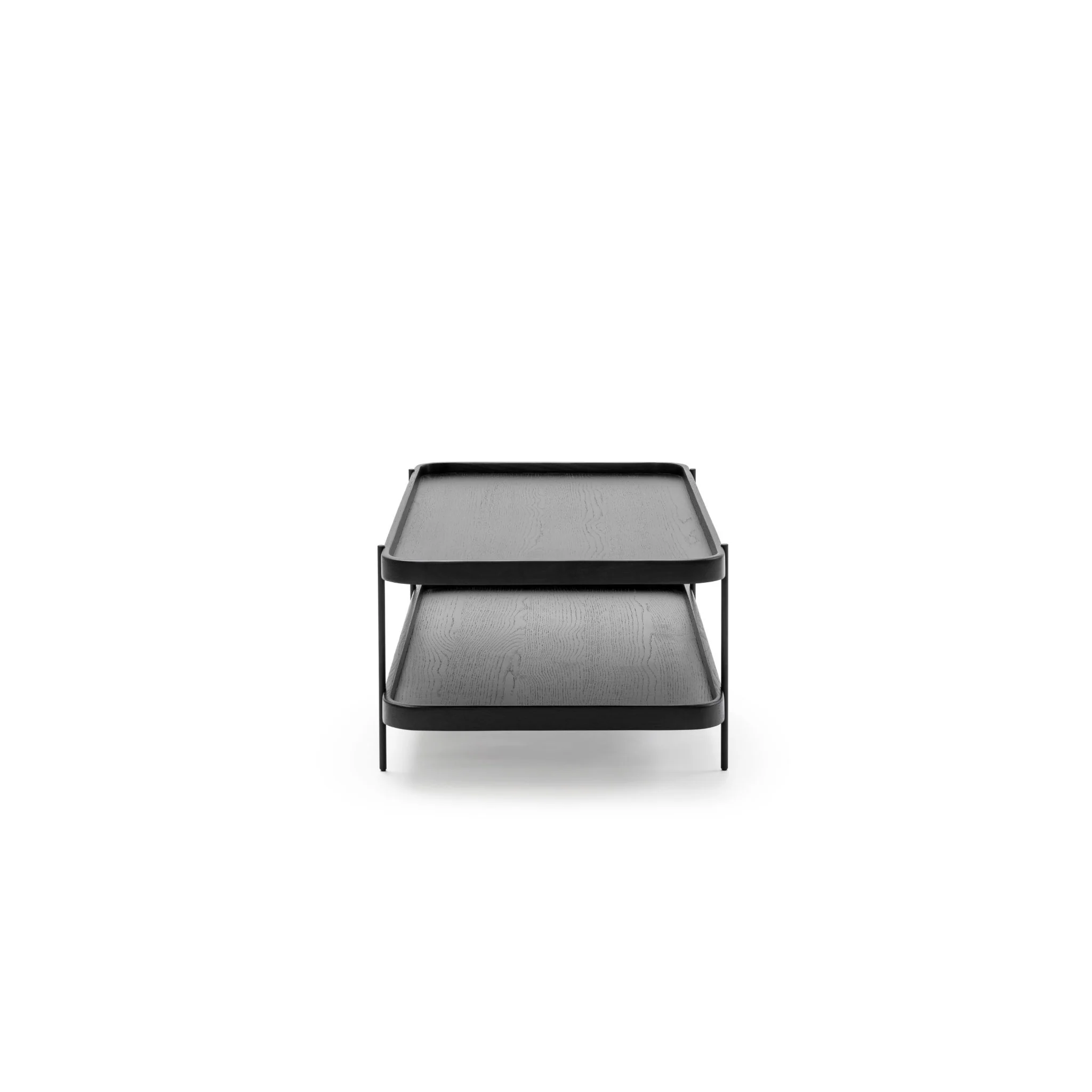 Humla Rectangular Coffee Table - Black Oak - Image 3