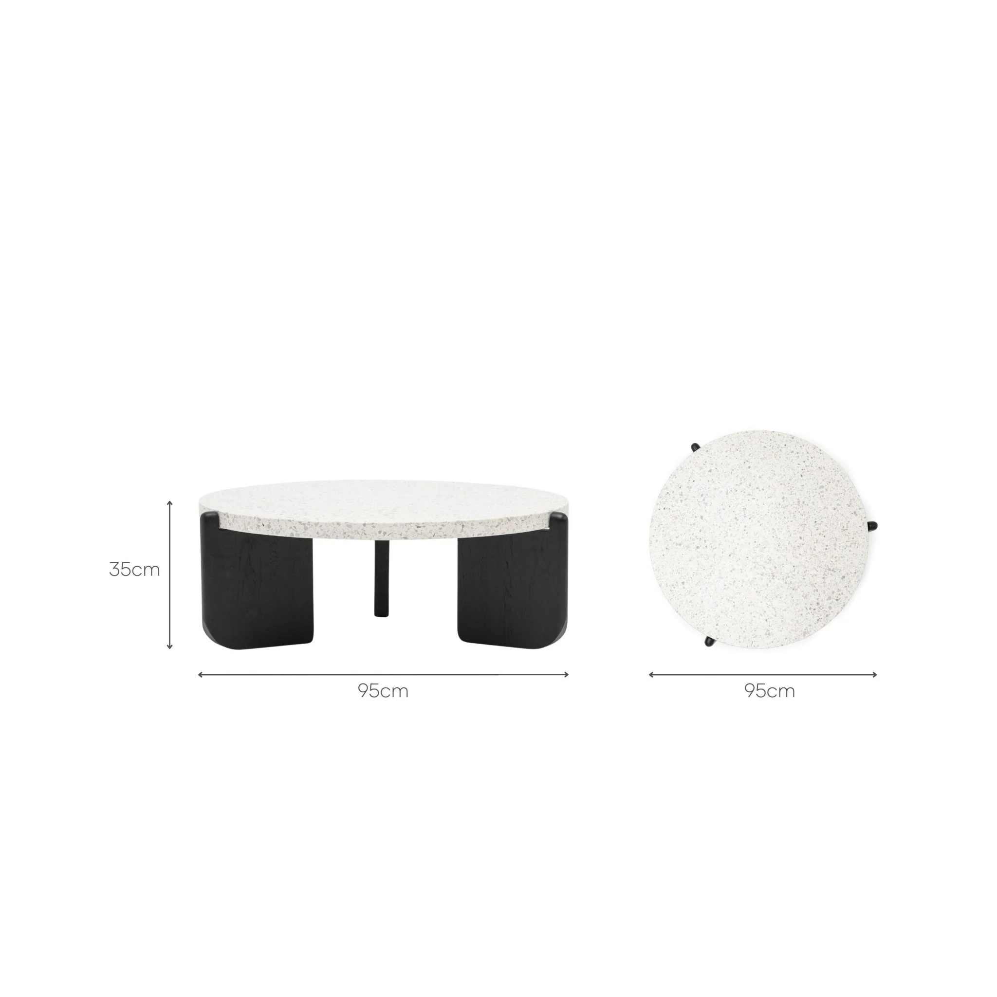 Native Coffee Table - Nougat & Black Oak - Image 14