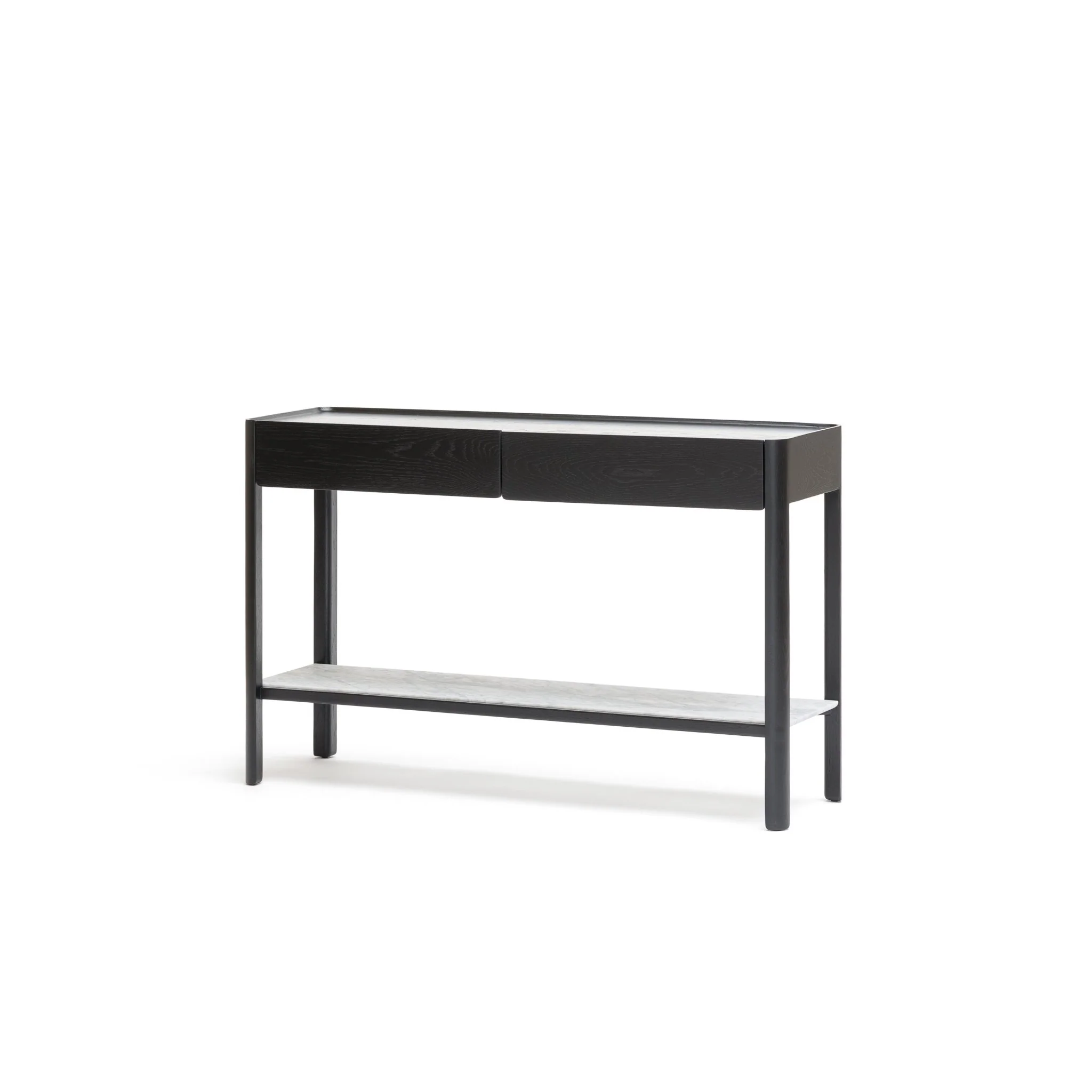 Nell Console - Black Oak & Bianca Carrara - Image 15