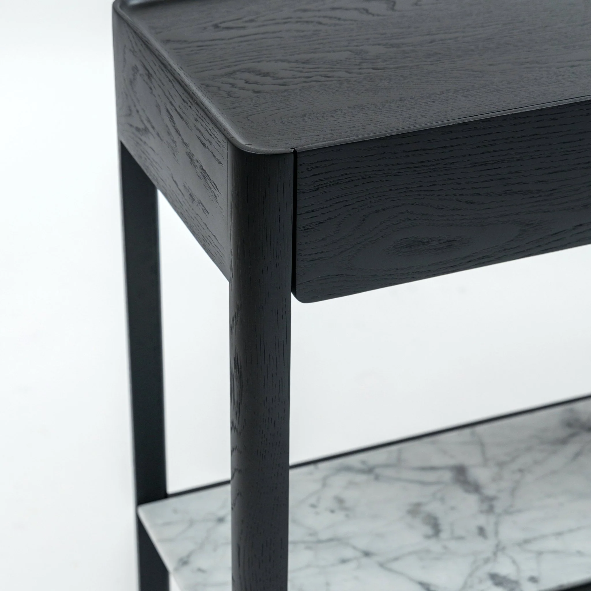 Nell Console - Black Oak & Bianca Carrara - Image 19