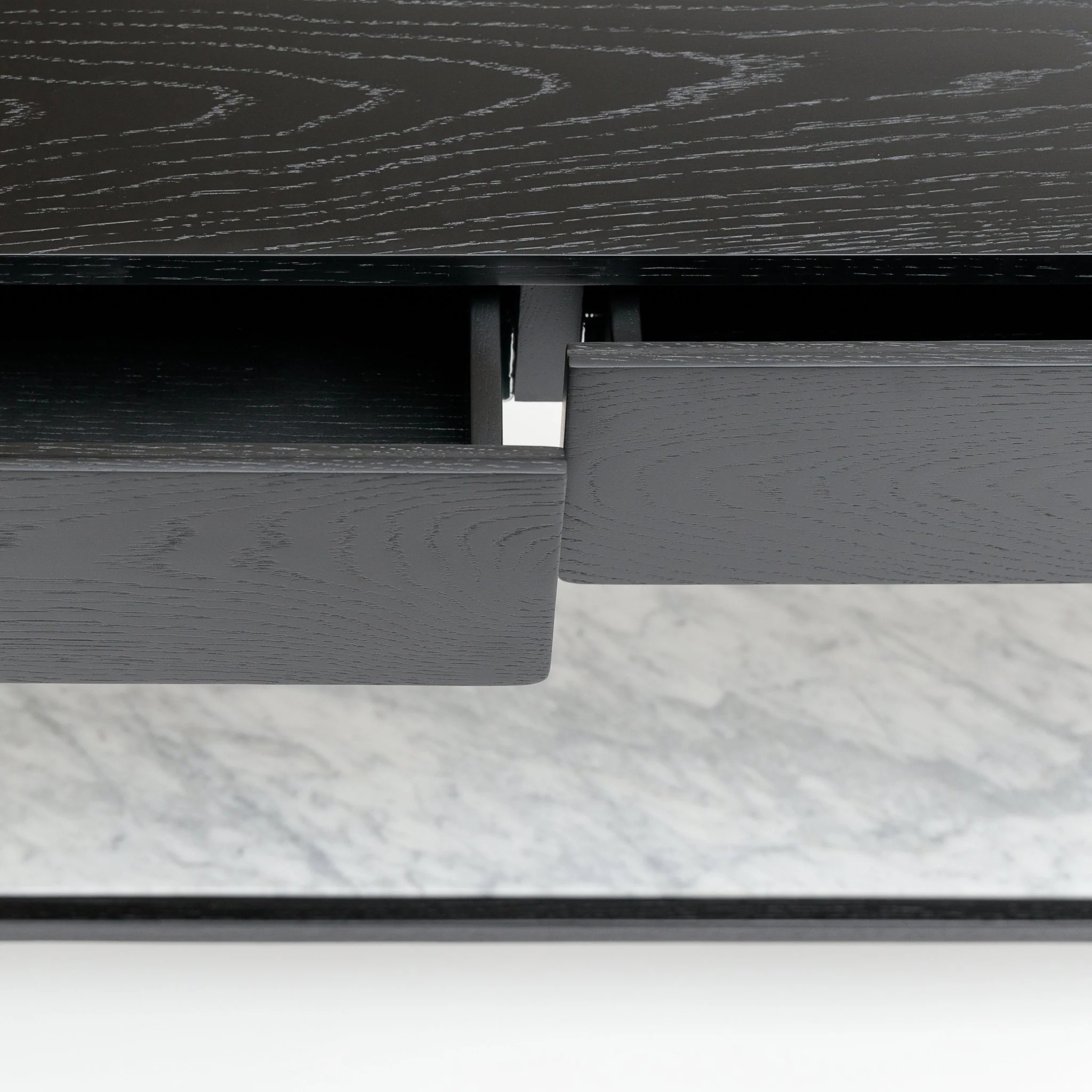 Nell Console - Black Oak & Bianca Carrara - Image 21