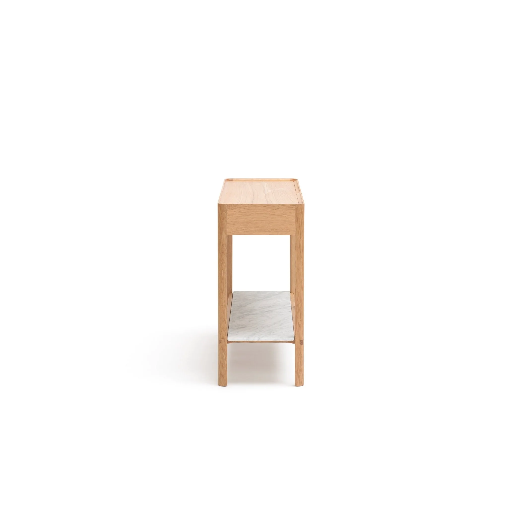 Nell Console - Light Oak & Bianca Carrara - Image 18