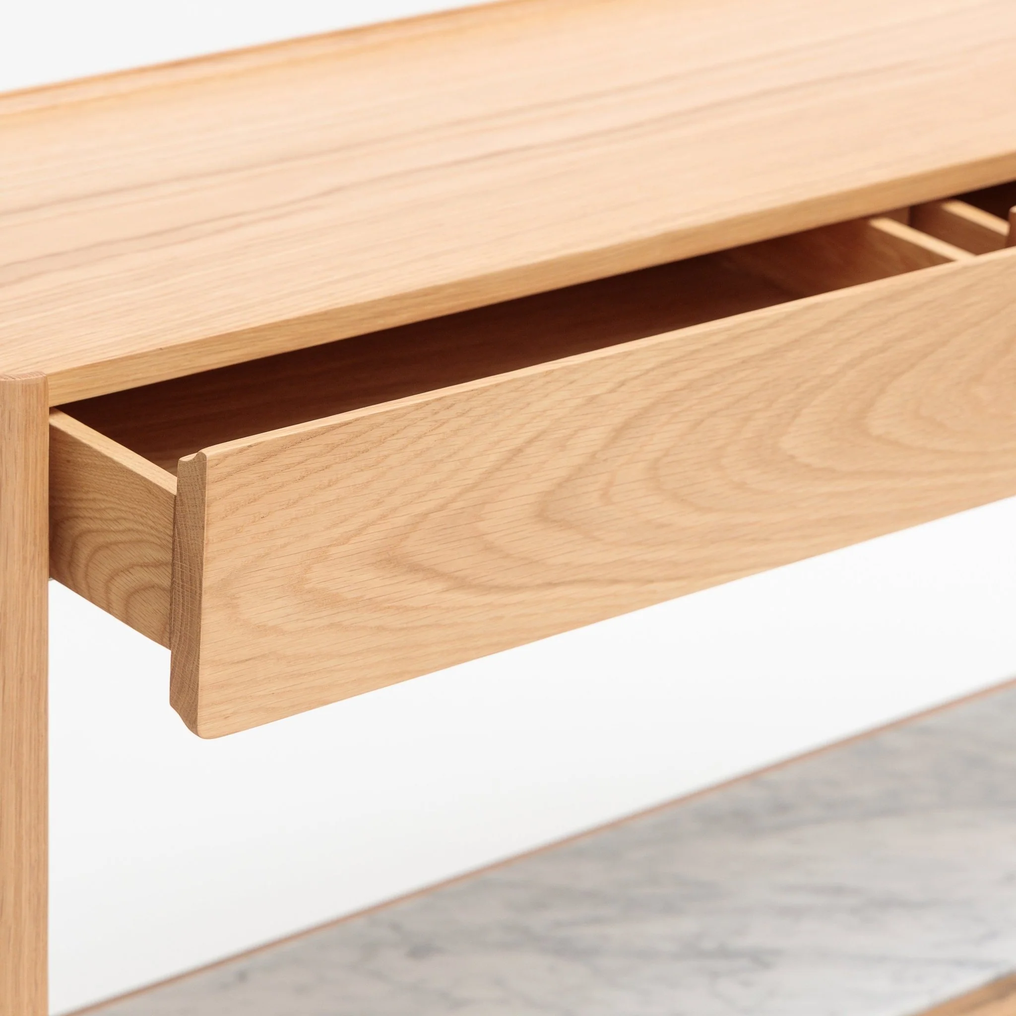 Nell Console - Light Oak & Bianca Carrara - Image 25
