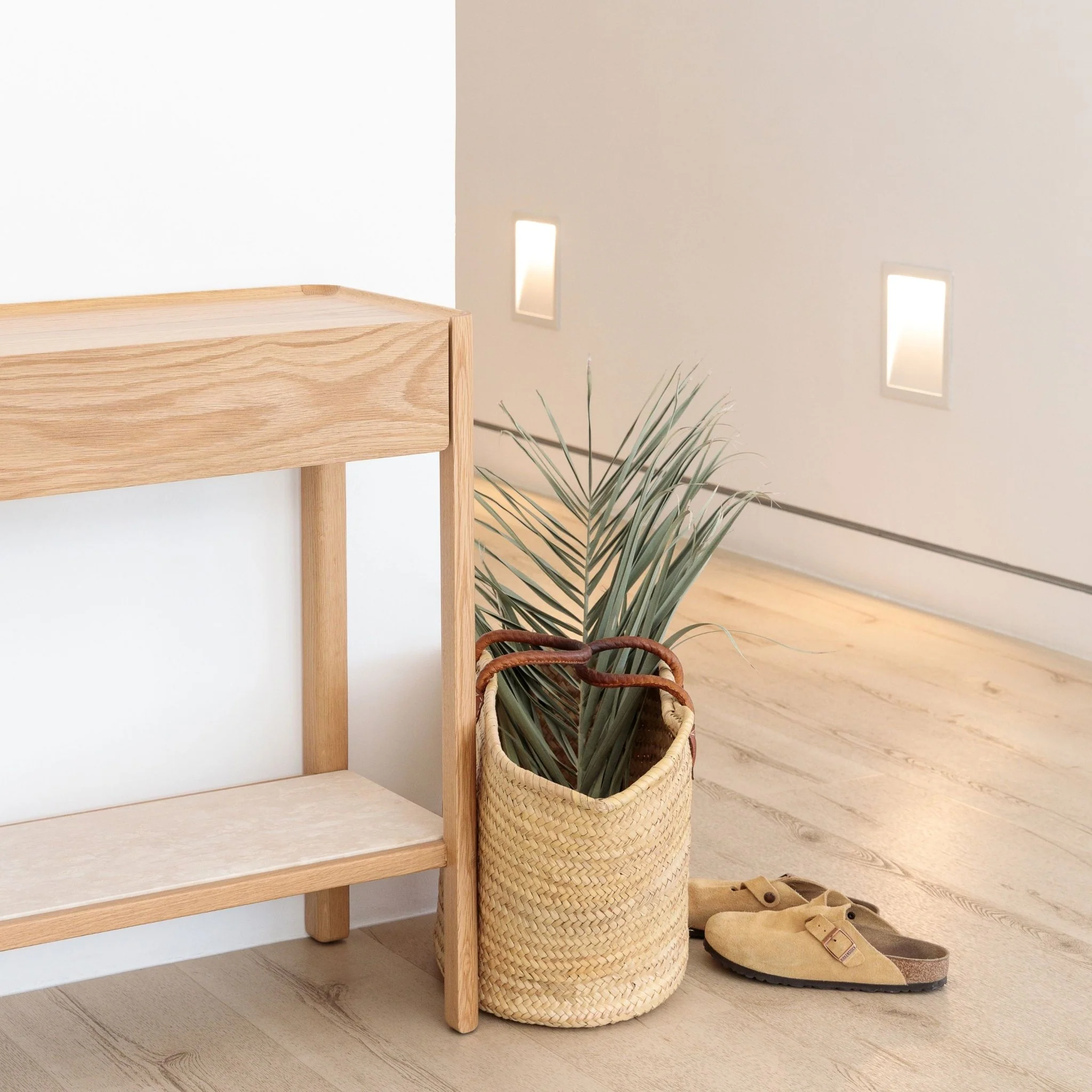 Nell Console - Light Oak & Travertine - Image 19