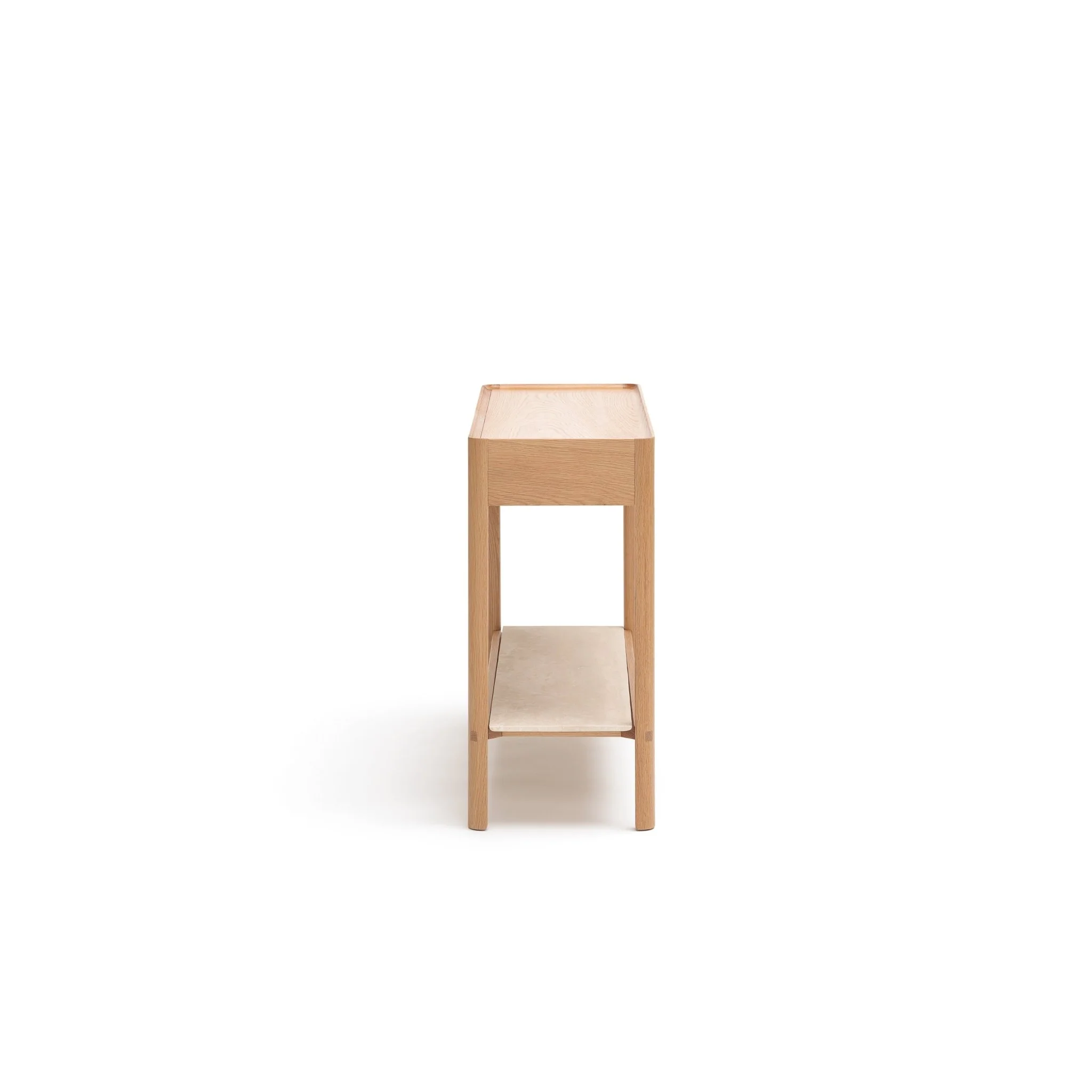 Nell Console - Light Oak & Travertine - Image 20