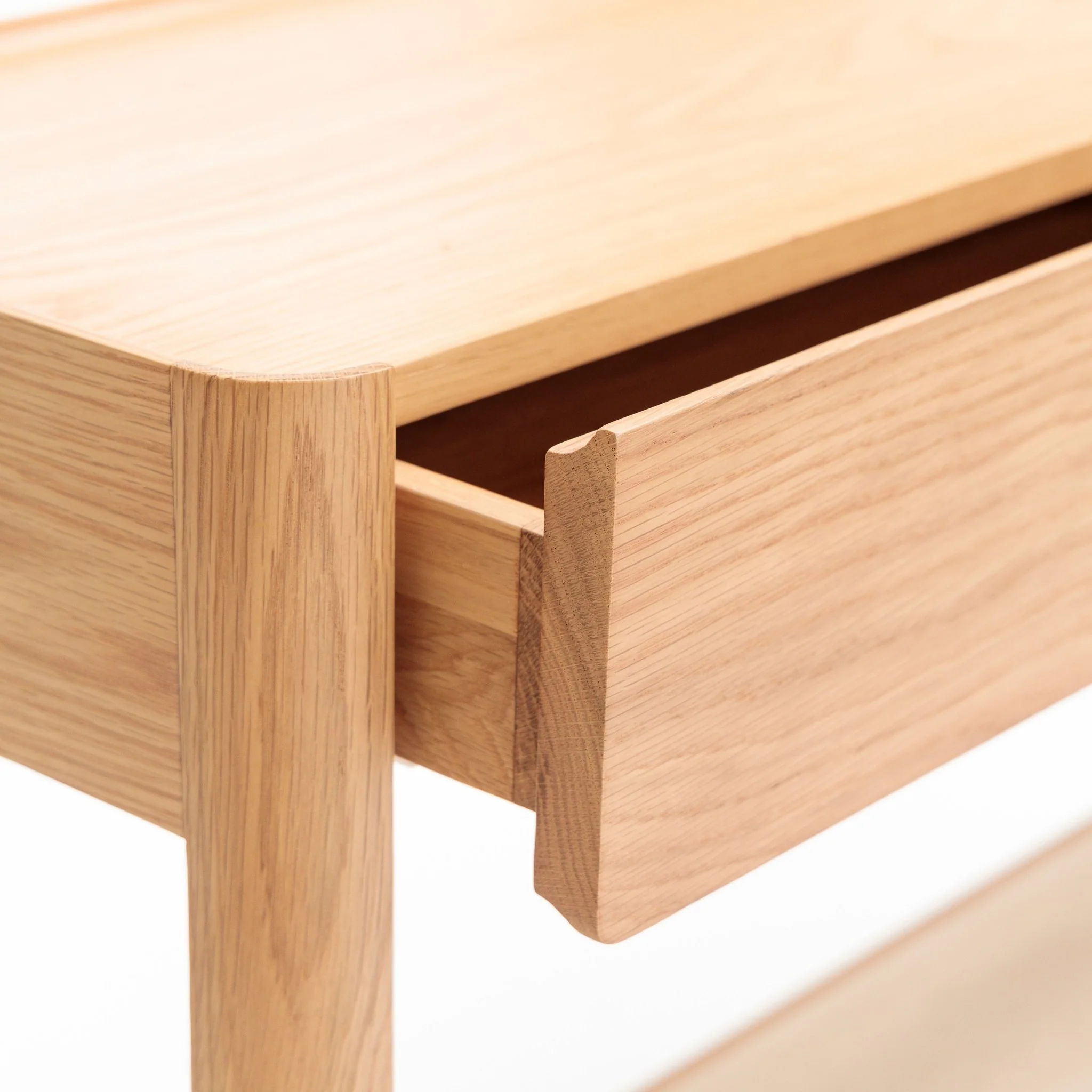 Nell Console - Light Oak & Travertine - Image 29