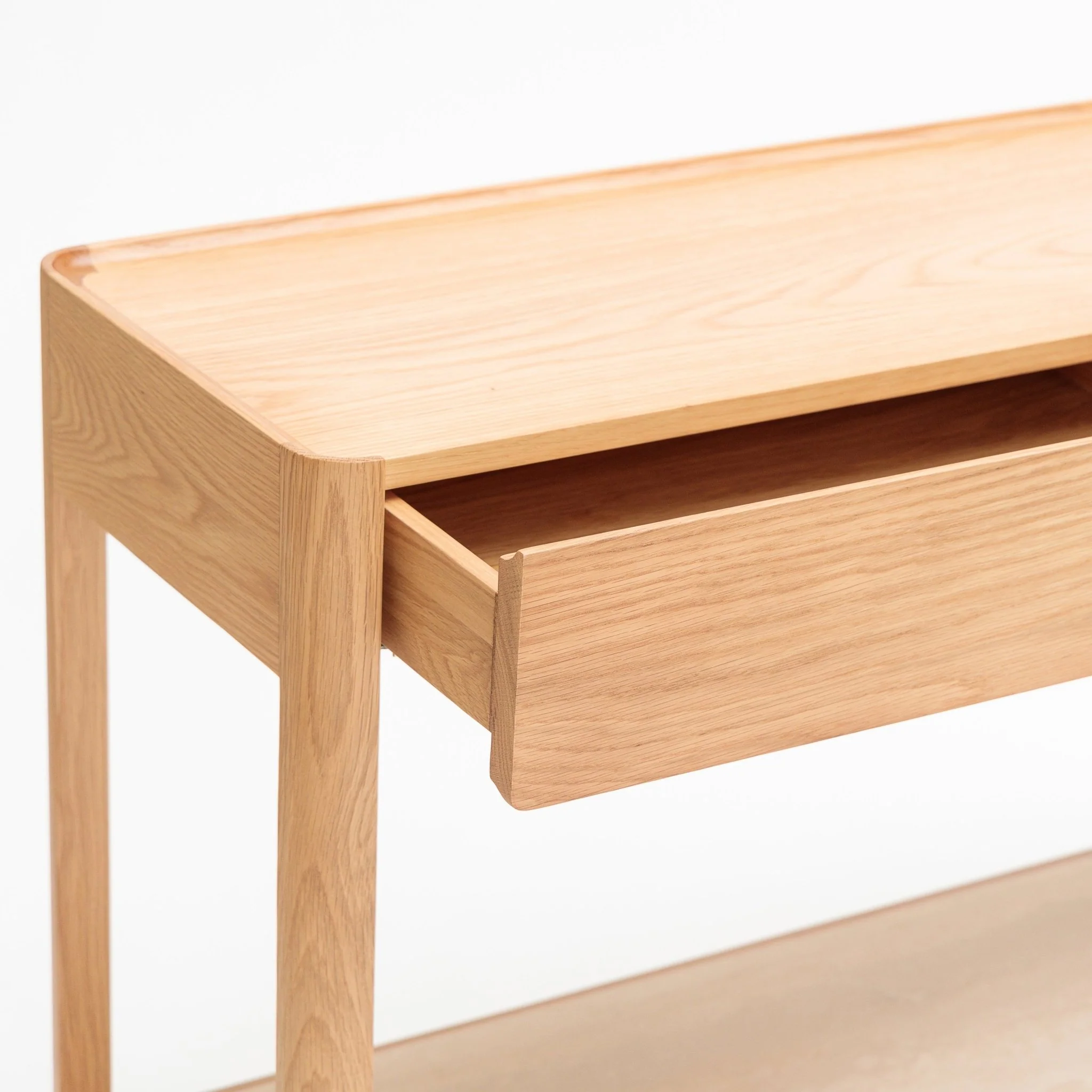 Nell Console - Light Oak & Travertine - Image 30
