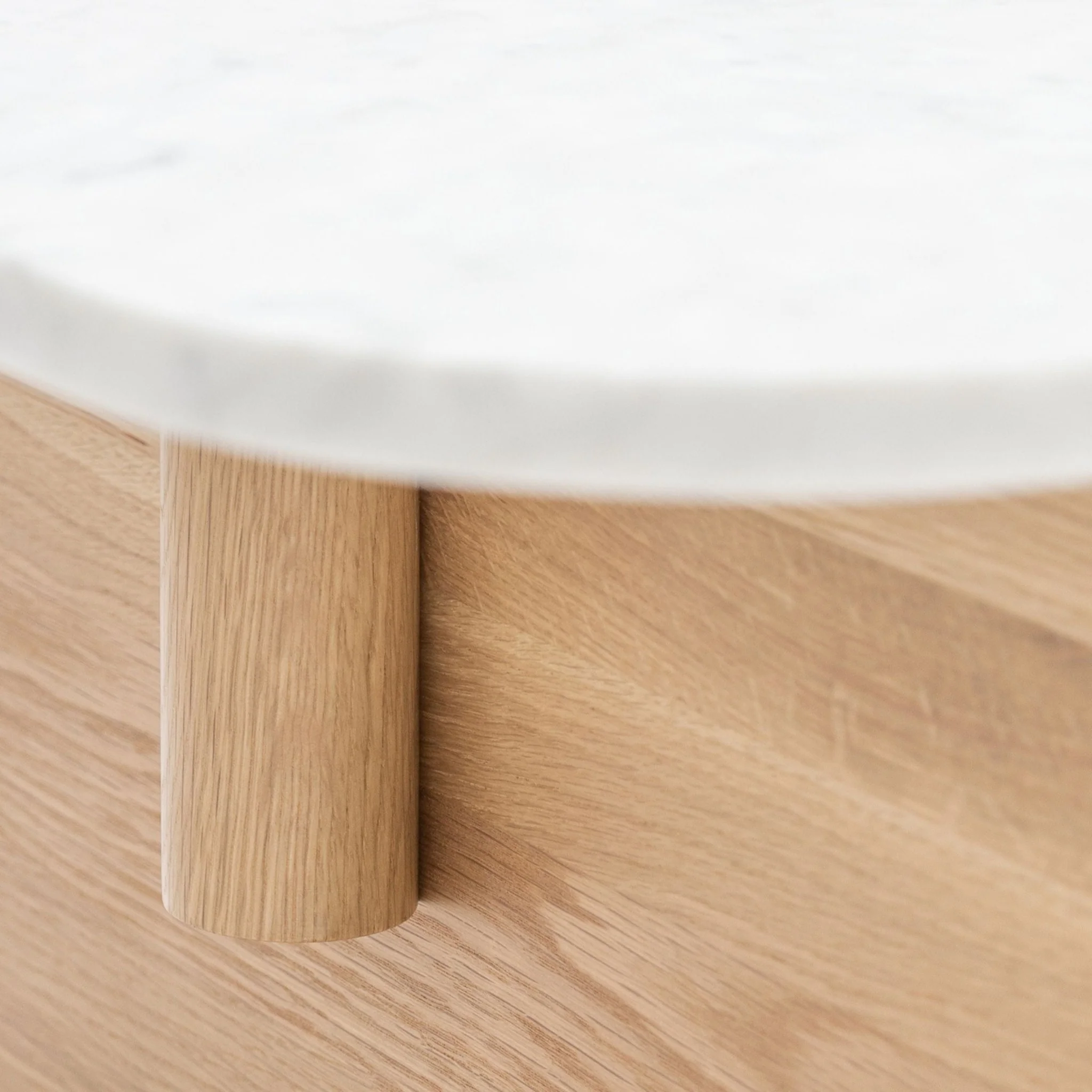 Pivot Coffee Table - Light Oak & Marble - Image 4