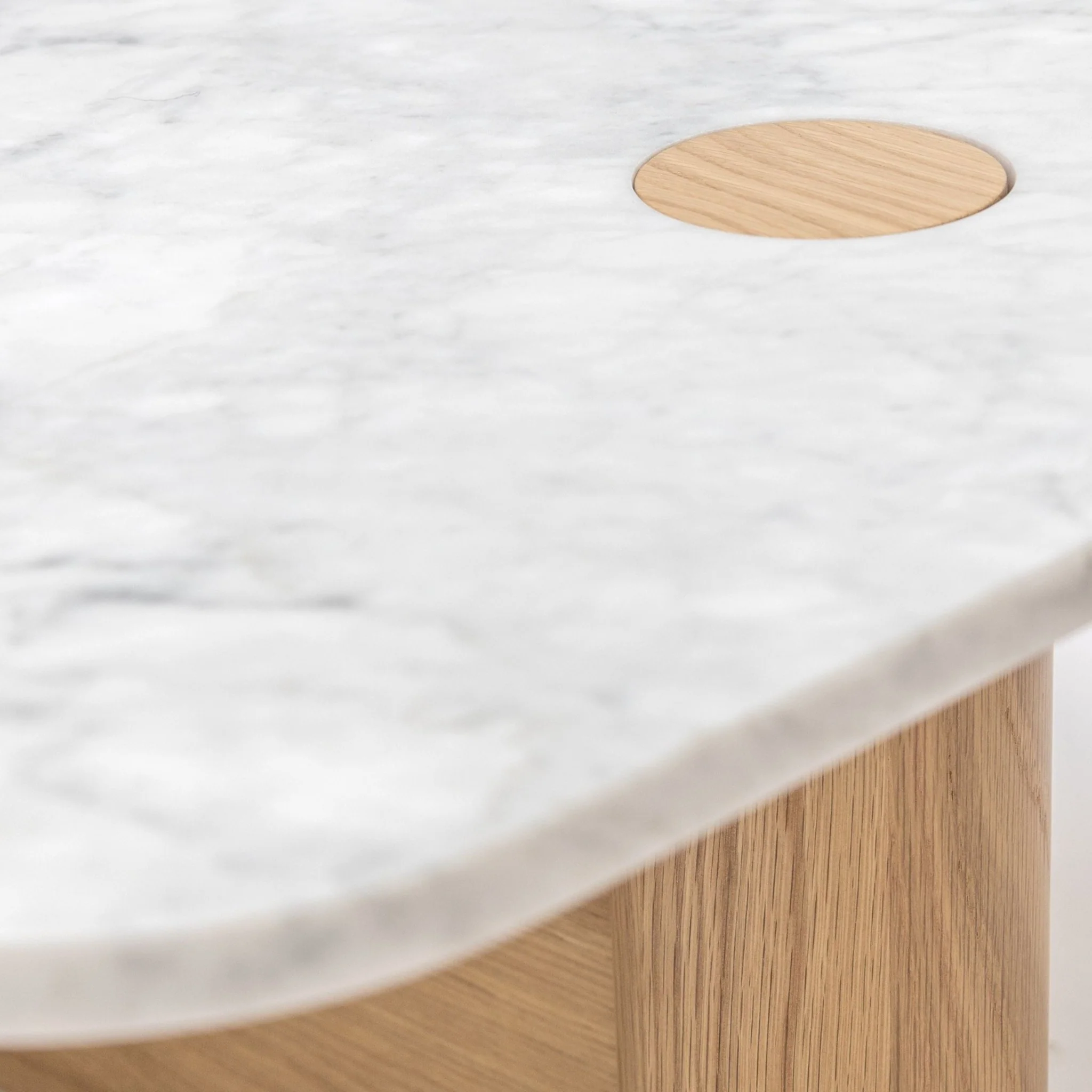 Pivot Coffee Table - Light Oak & Marble - Image 6