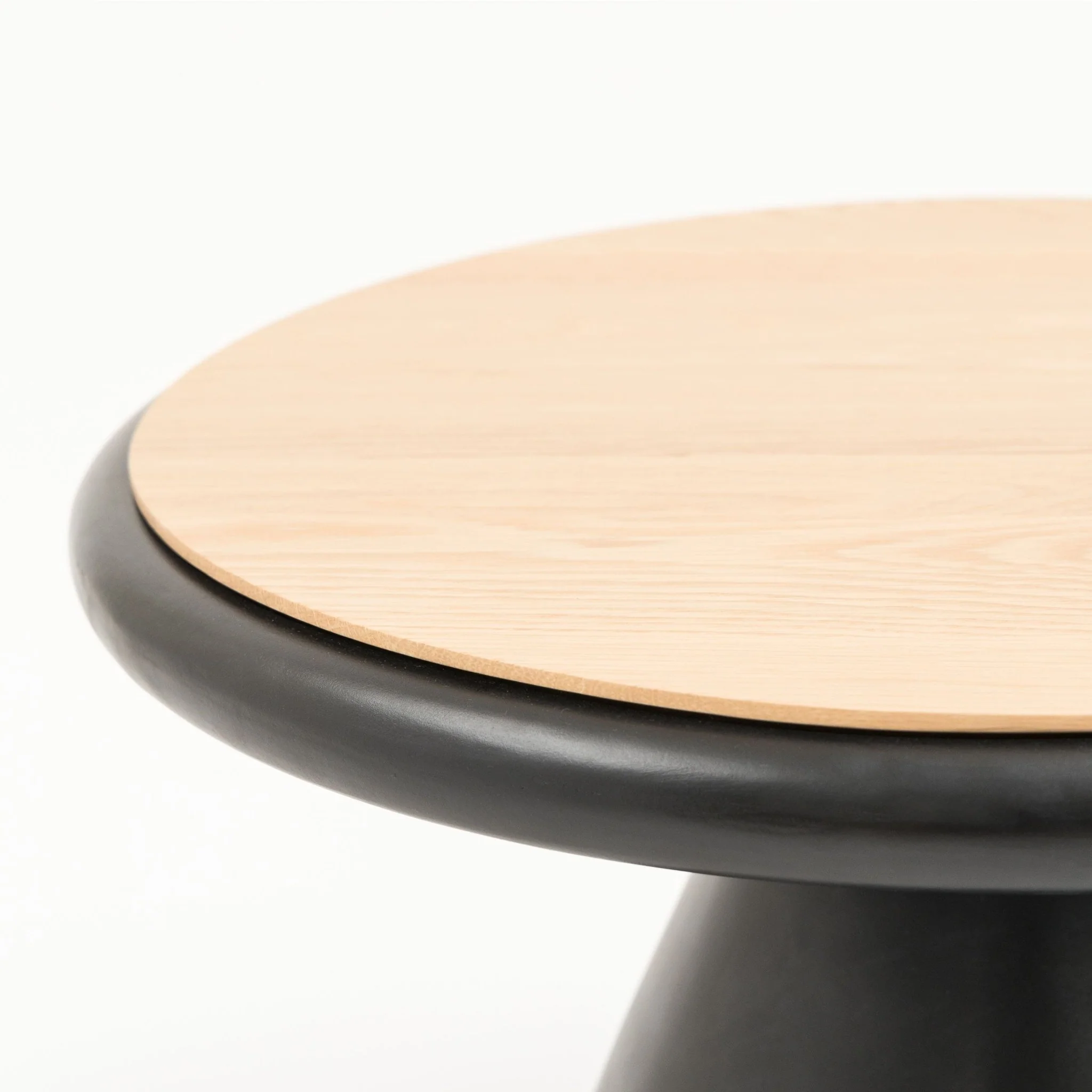 Ramel Coffee Table - Light Oak & Black - Image 4