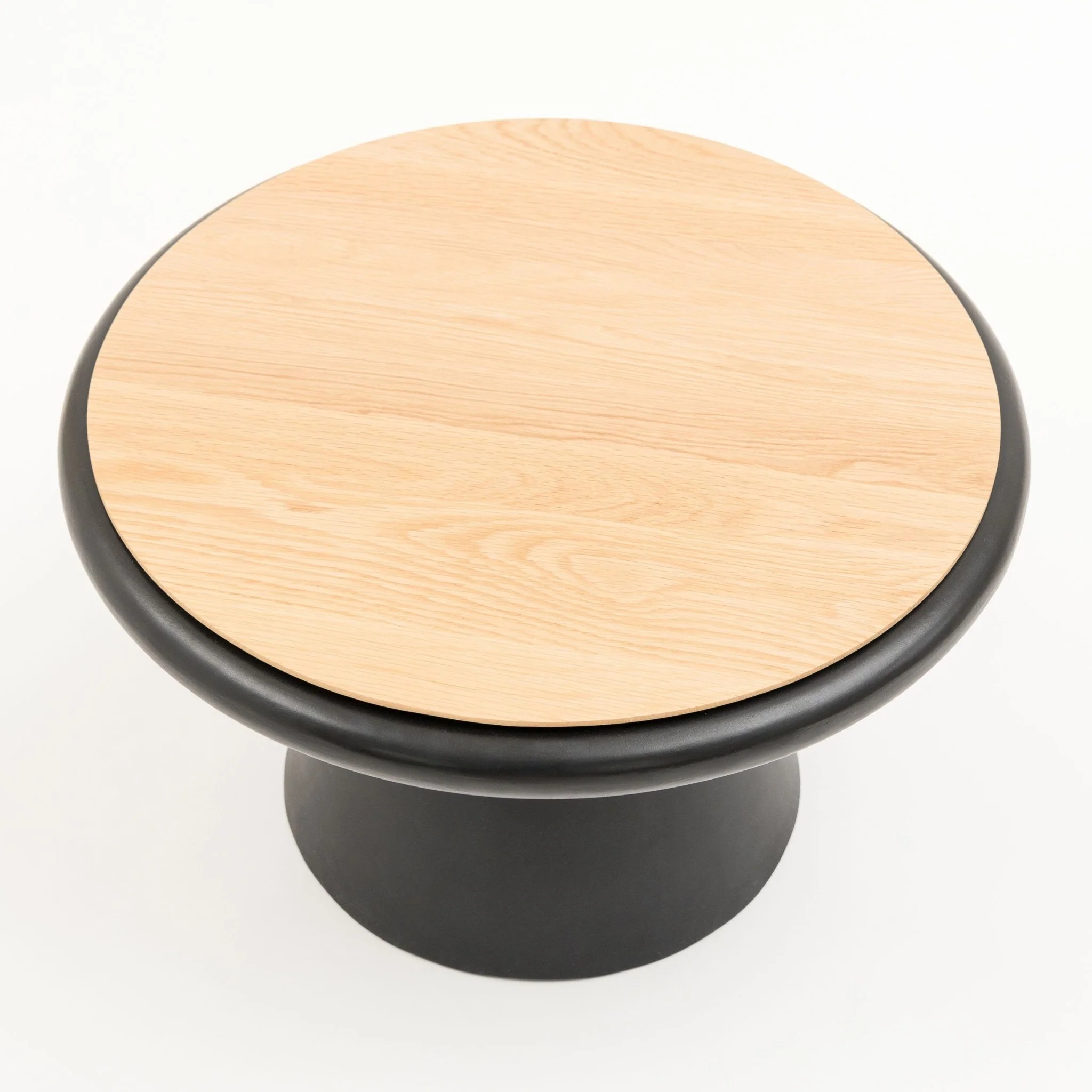 Ramel Coffee Table - Light Oak & Black - Image 6