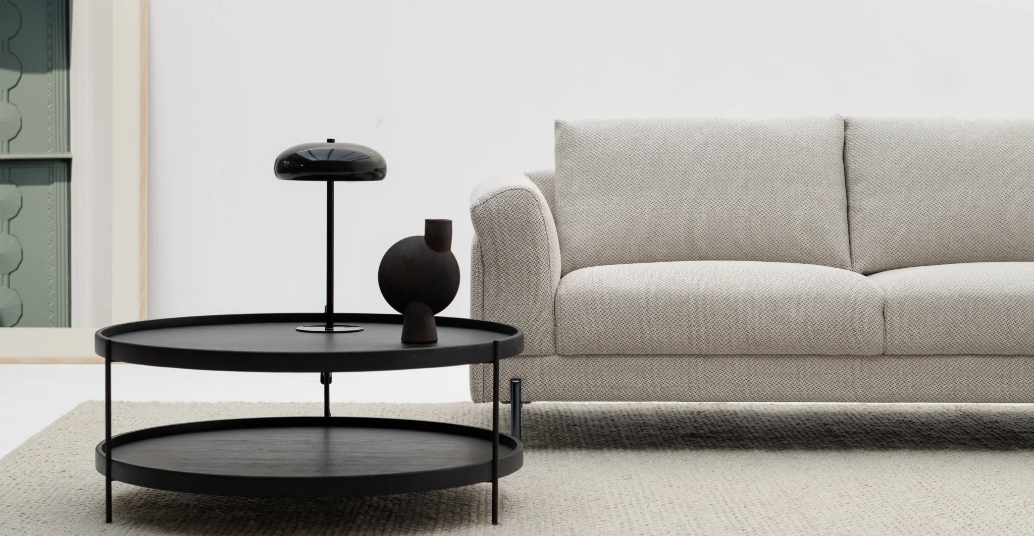 Serena L-Shaped Sofa - Almond Cream - Image 16