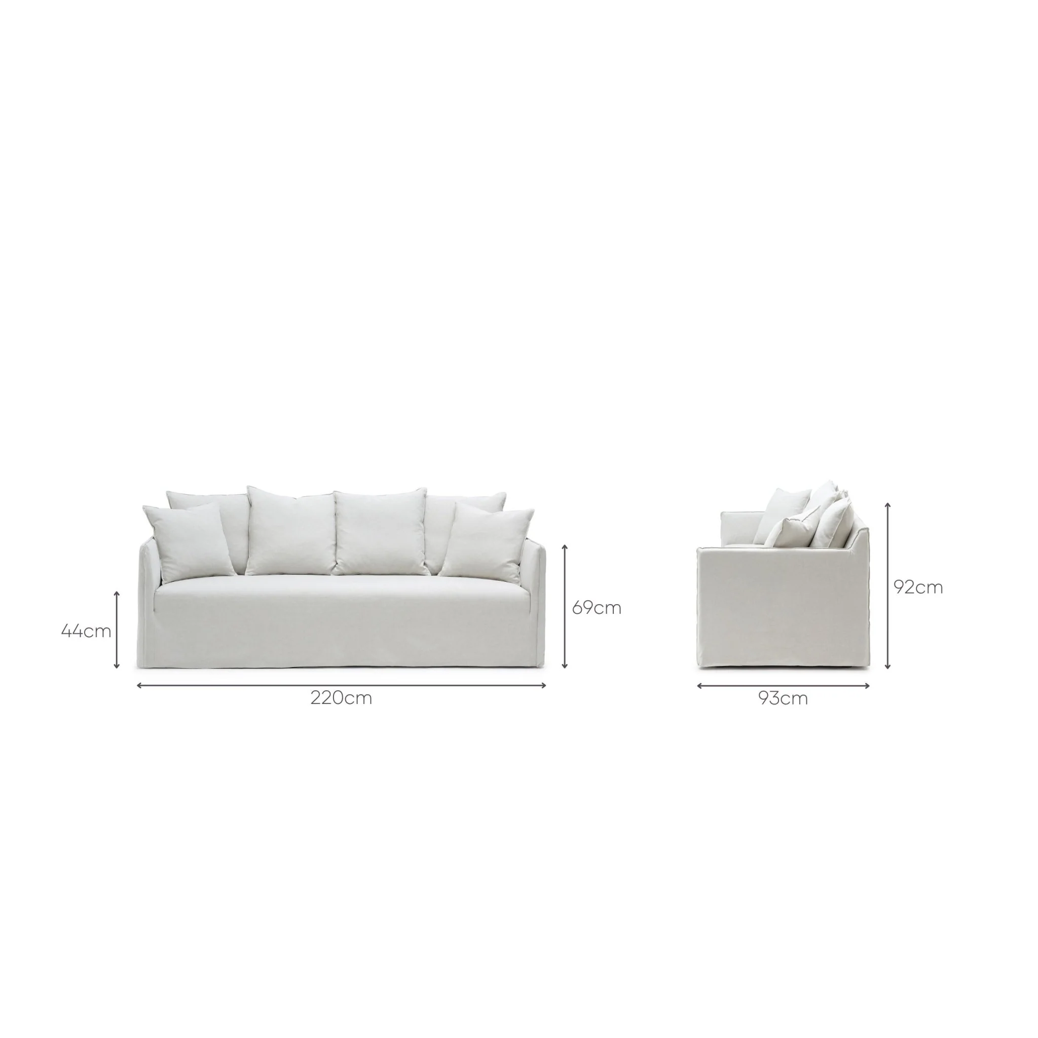 Solara Sofa - Beige - Image 26