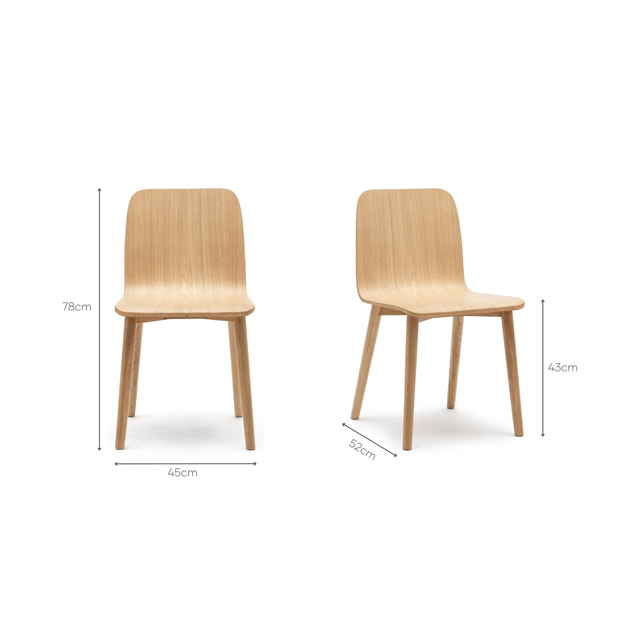 Tami Chair - Light Oak - Image 3
