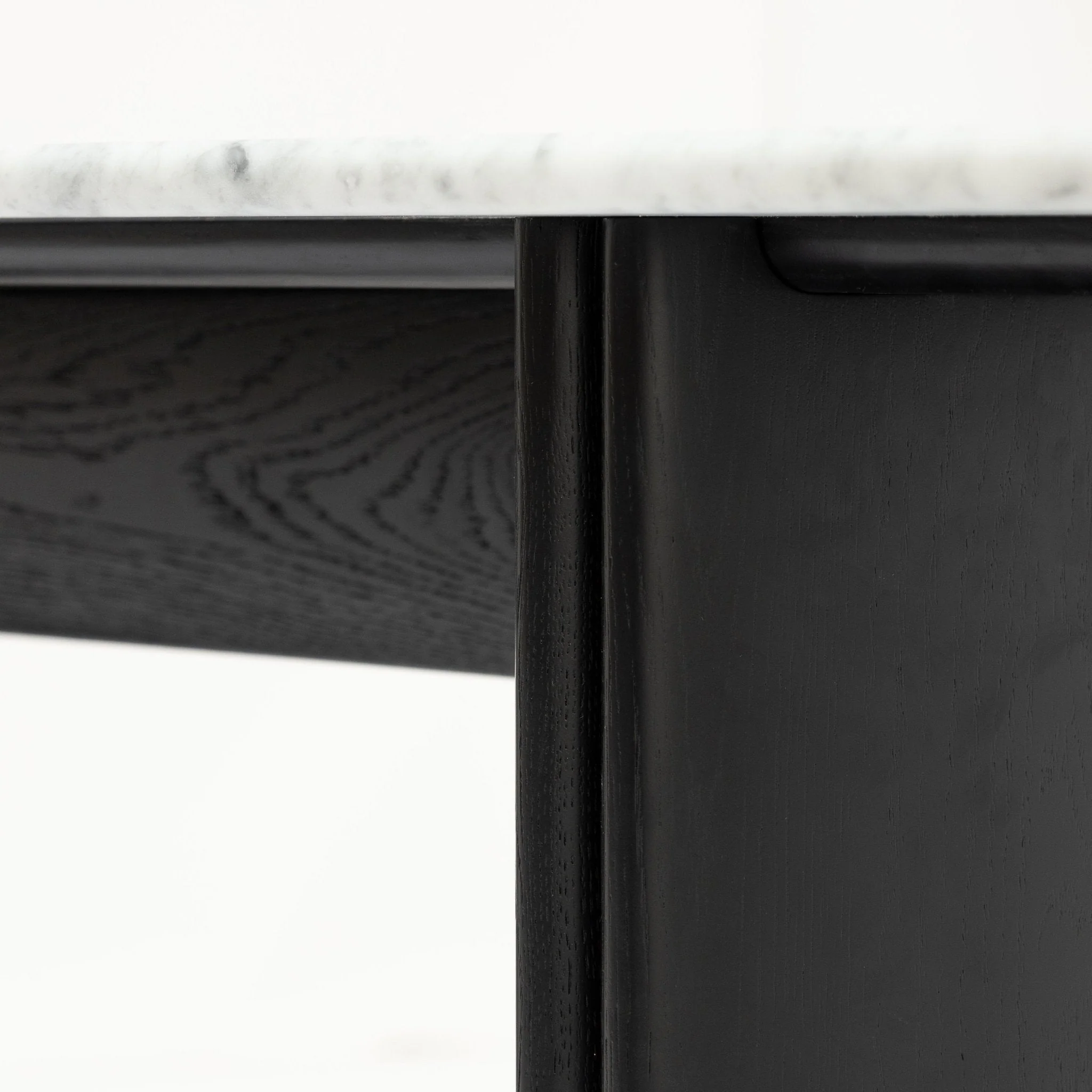 Tathra Console - Black Oak & Bianca Carrara - Image 5