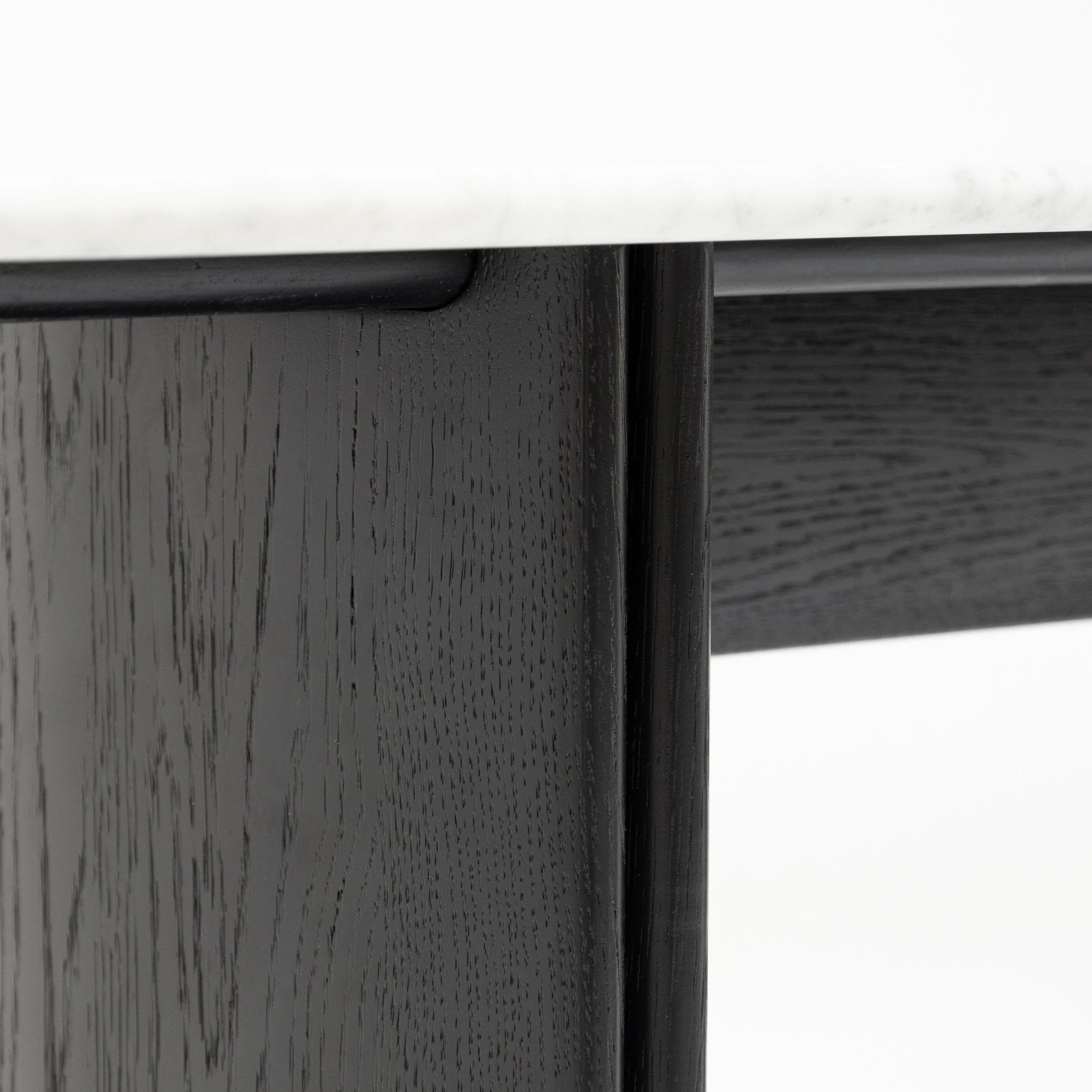 Tathra Console - Black Oak & Bianca Carrara - Image 6