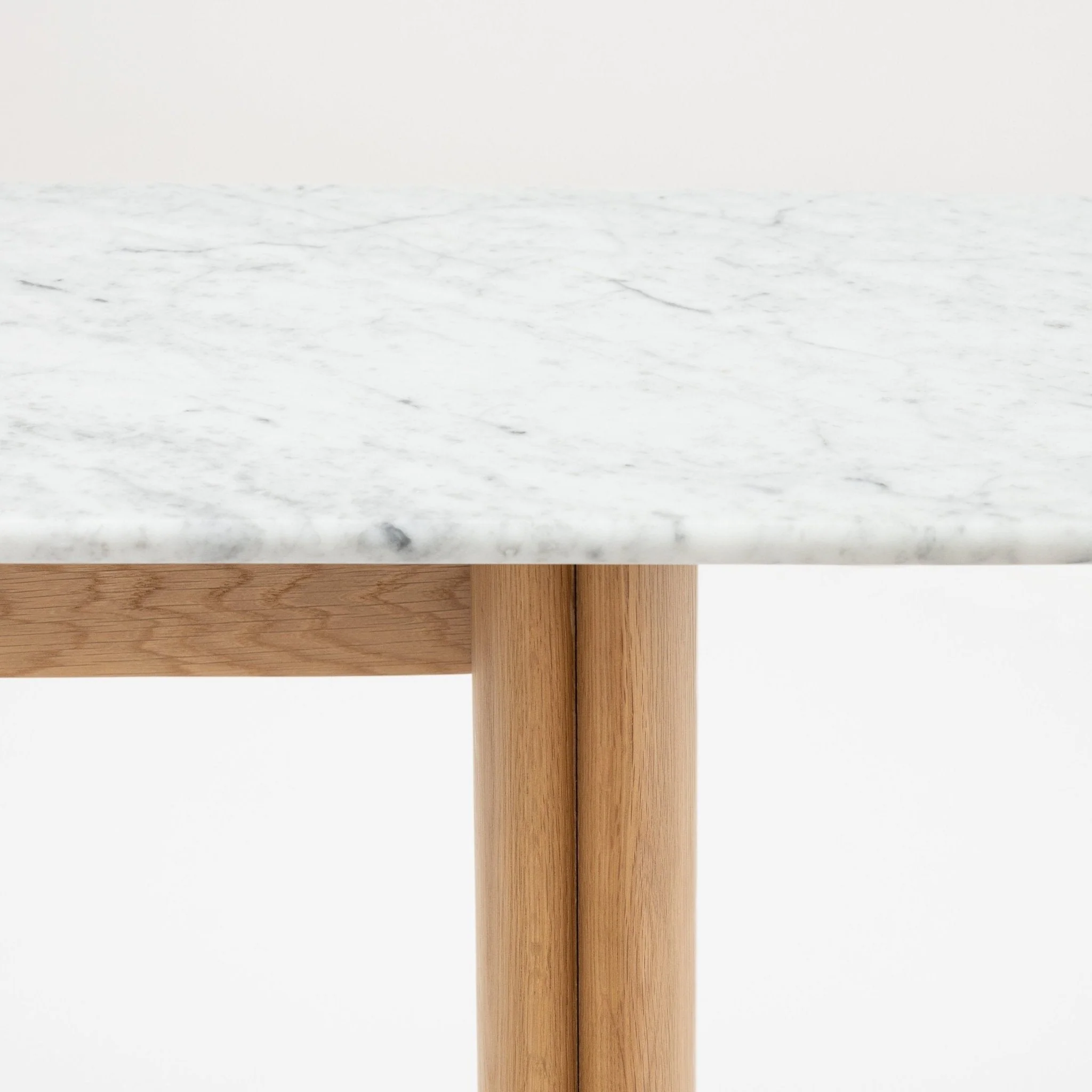 Tathra Console - Light Oak & Bianca Carrara - Image 5
